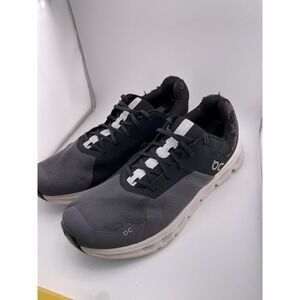 On Running Cloudrift Shoes Mens Size 12.5 Black Gray White Running Walking Gym